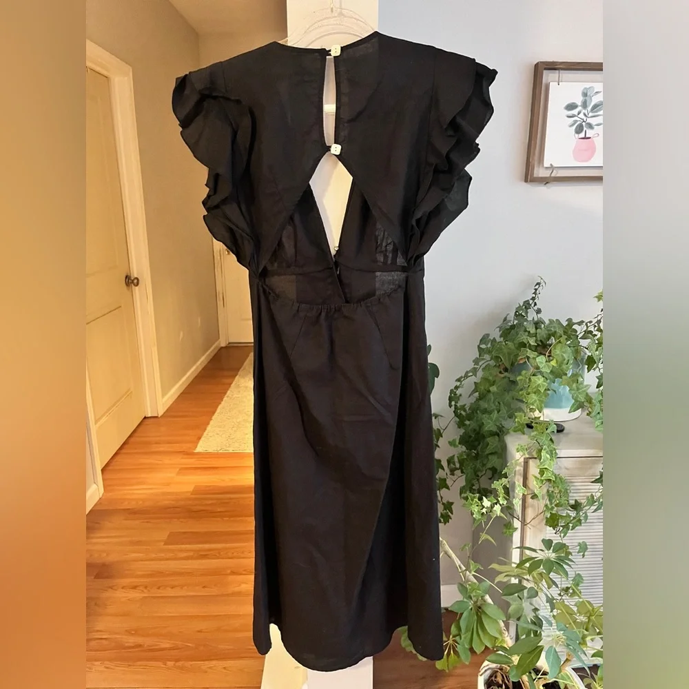 Charlie Holiday Black Midi Dress - Picture 6 of 9